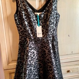 YUMI Metallic Party Dress